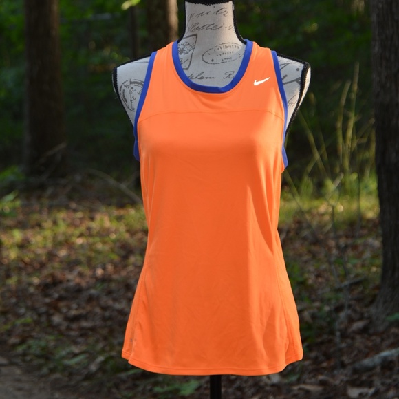 orange nike tank